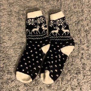 Cute comfy cabin socks